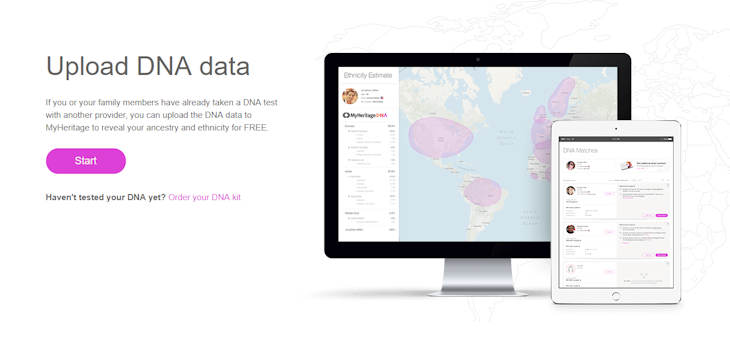 How to Upload Your DNA to MyHeritage